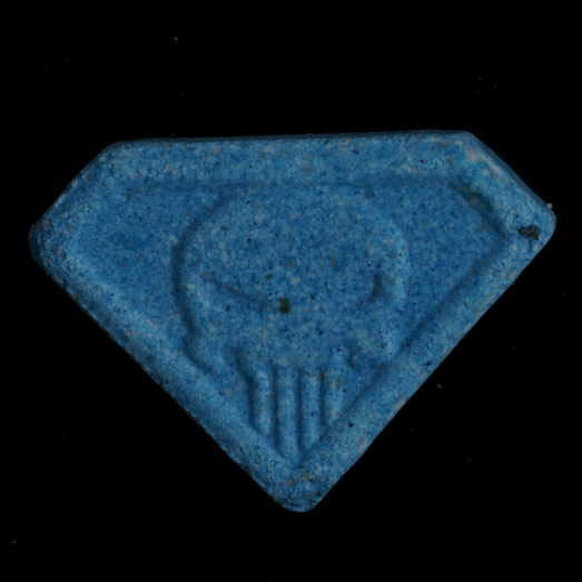 Punisher, hochdosiertes MDMA, 16.01.2024 (Berlin)